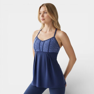 LULULEMON Bulerias Strappy Royalty Spacedye Purple Tank, Athletic Yoga Top, Sz 4